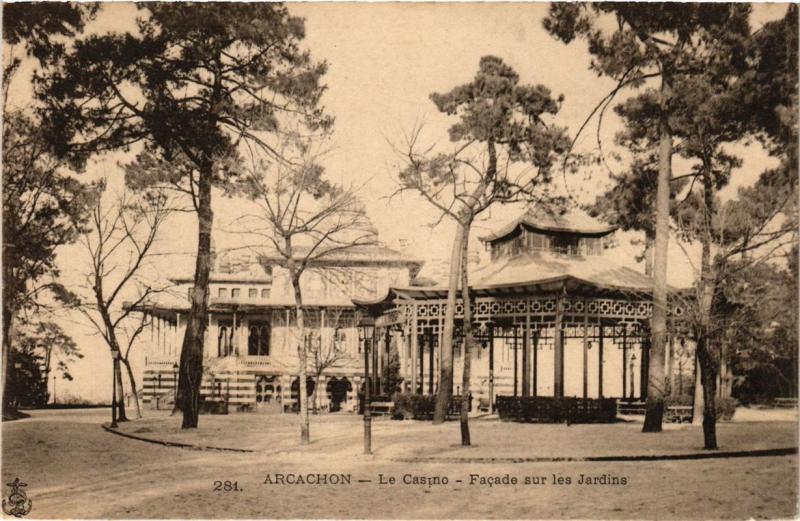 CPA ARCACHON Le Casino-Facade sur les Jardins (336508)