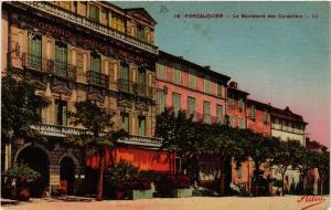 CPA FORCALQUIER Le Boulevard des Cordeliers (683565)