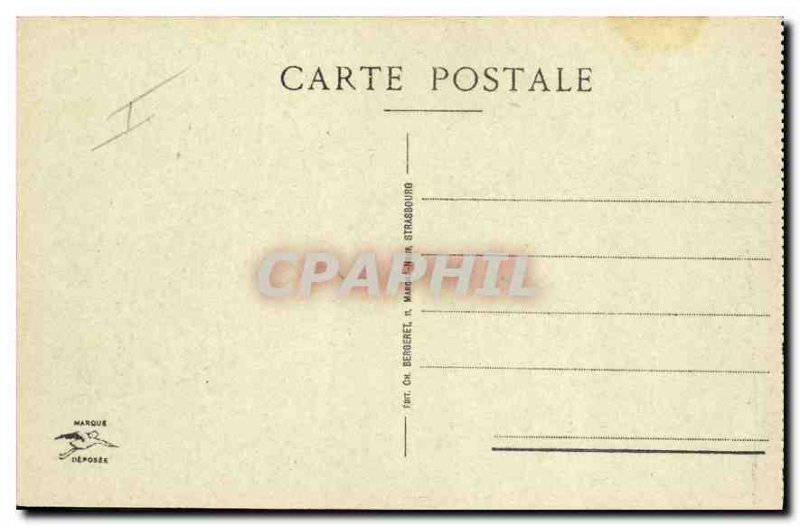 Old Postcard Colmar Prefecture