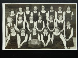 Manchester Salford GRECIAN STREET CENTRAL School Class Portrait Old RP Postcard