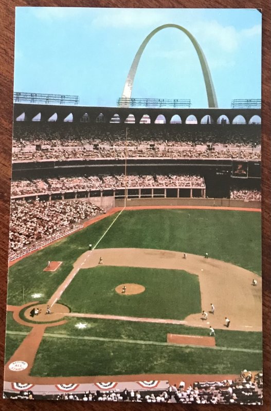 US Unused Postcard Busch Memorial Stadium St Louis MO LB