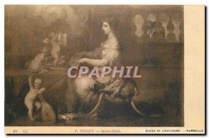 Old Postcard P Puget Sainte Cecile Longchamp Marseille Museum
