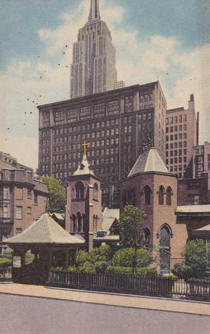 New York City - The Little Church Around the Corner - Linen