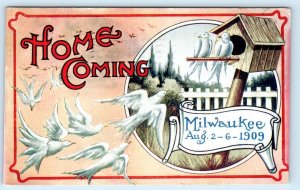 MILWAUKEE, WI Wisconsin ~ HOMECOMING CELEBRATION 1909 Promotional Postcard