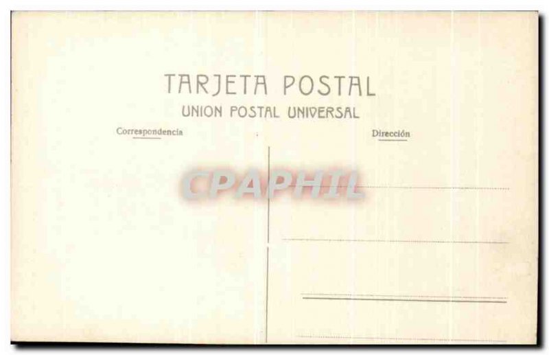 Old Postcard Barcelona From Mit Carrer de Ferran