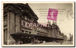 Old Postcard Paris Gare du Nord Northern Station