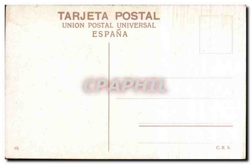 Postcard Old Spain Spain Espana Sevilla Vista aeroplano