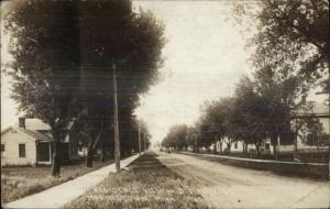 Morristown MN Division Street Homes c1910 Real Photo Postcard