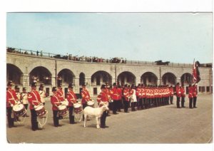 Guards On Parade, Old Fort Henry, Kingston Ontario, Vintage 1959 Chrome Postcard