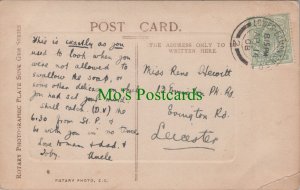 Genealogy Postcard - Hewitt, 13 Evington Park Road, Leicester GL1400