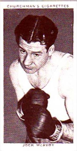 Churchman Cigarette Card Boxing Personalities No 28 Jock McAvoy