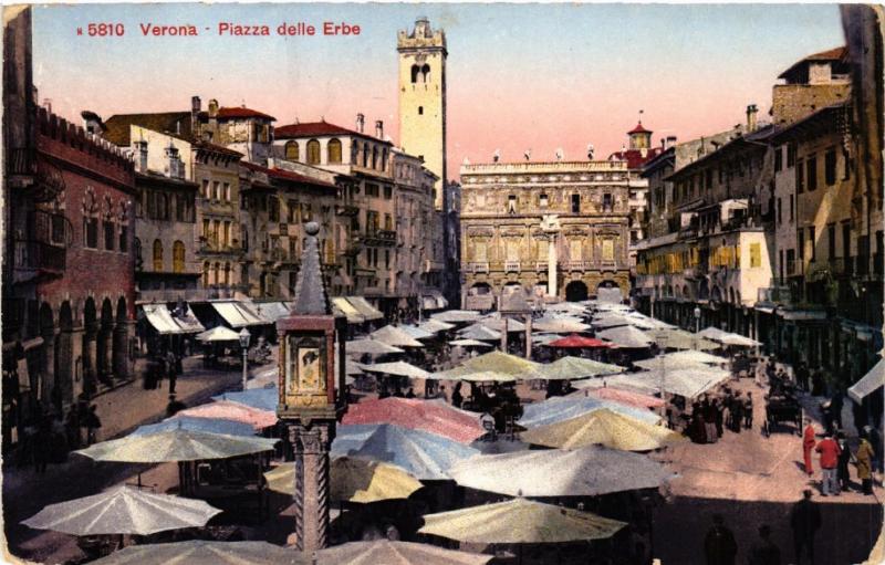 CPA VERONA Piazza delle Erbe . ITALY (493247)