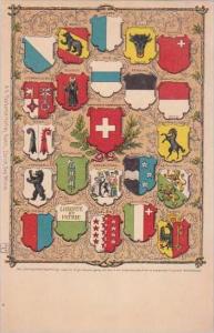Switzerland Coat Of Arms Cities