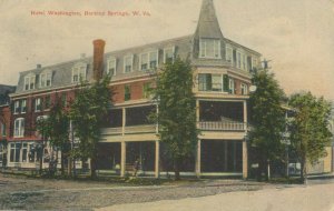 BERKLEY SPRINGS, West Virginia, 1907; Hotel Washington & Street