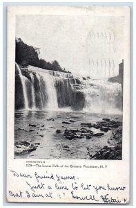 1906 The Lower Falls of the Genesee Rochester New York NY Antique Postcard