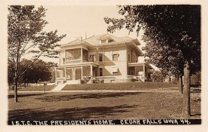 Presidents Home real photo Cedar Falls, Iowa  