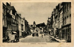 CPA Calvados LISIEUX Place Gambetta (981955)