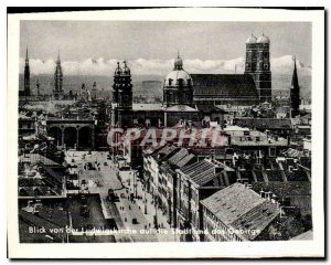 Modern Postcard Blick auf die Stadt von Ludwigskirche und das Gebirge