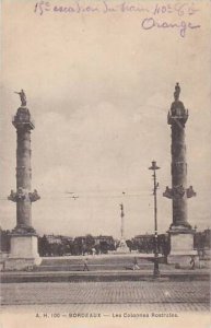 France Bordeaux Les Colonnes Rostrales 1919