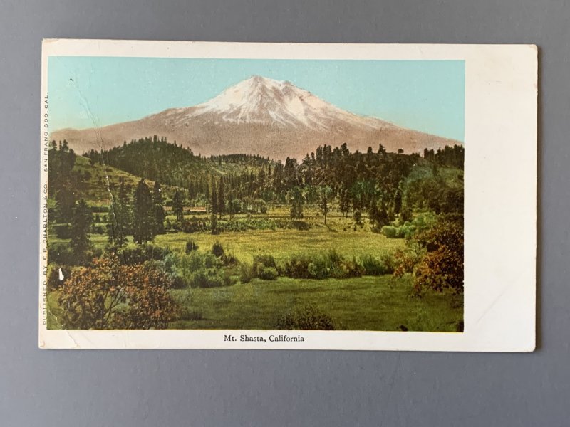 Mount Shasta CA Litho Postcard A1143092108