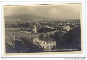 RP; Bad Voslau N-Oe. Austria, Blick vom Grand-Hotel Belle vue gegen Baden,00-10s