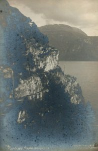 1909 RPPC Parti ved Bredheimsvander, Nordfjord Bergen Real Photo Postcard P19