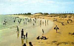 Weekapaug, Rhode Island - Enjoying the beach at the Dunes - c1950