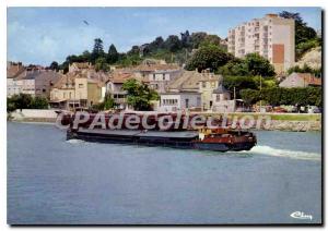 Postcard Modern Corbeil Essonnes The Seine By Les Cedres