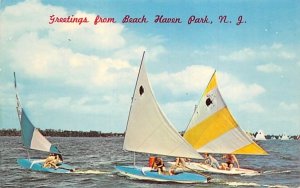 Sailing in a brisk breeze Beach Haven Park, New Jersey  