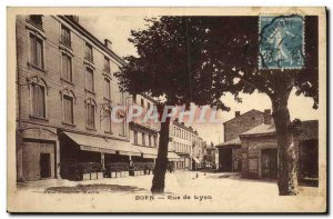 Postcard Old Boen Street Lyon