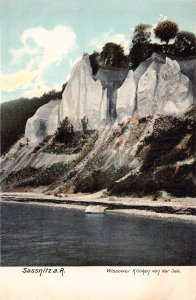 Germany Sassnitz a R Wissower Klinken von der See postcard B996