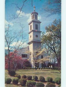 Unused Pre-1980 CHURCH SCENE Richmond Virginia VA p4078