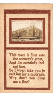 J55/ Omaha Nebraska RPPC Postcard c1910 Hotel Loyal Building  111