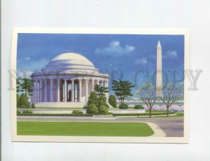 473240 1989 USA Washington monument Jefferson Memorial POSTAL STATIONERY postal