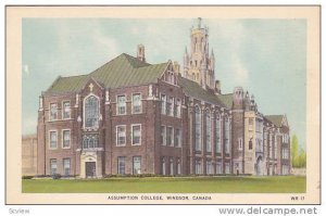 Assumption College, Windsor, Ontario, Canada, 1930-1940s