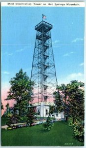 M-2700 Steel Observation Tower on Hot Springs Mountain Arkansas