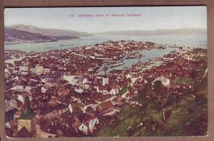 General View of Bergen, Norway, Europe