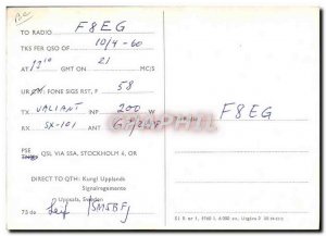 Old Postcard Telegraphie SL5AB Kungl Upplands Signalregemente Uppsala Sweden