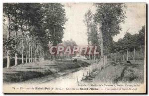 Old Postcard Saint Pol Chateau SAint Michel THe Castle of Saint Michel