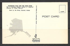 Alaska - Keystone Canyon -Thompson Pass & Lowe River -  [AK-011]