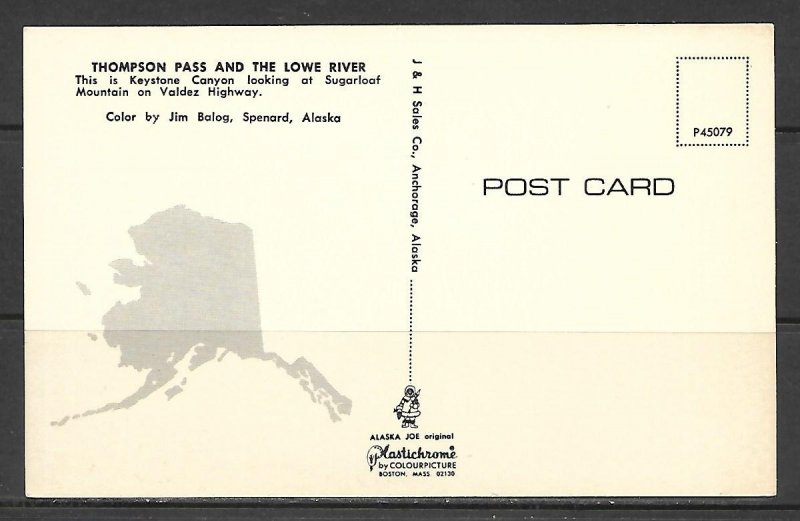 Alaska - Keystone Canyon -Thompson Pass & Lowe River -  [AK-011]