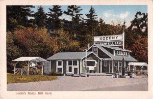 Socony Lucia's Kamp Kill Kare Restaurant Vintage Postcard JI657403