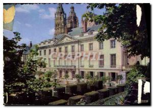 Postcard Modern Tours Musee des Beaux Arts and Tours Cathedral of Saint Gatien