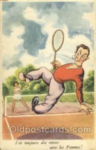 M.D. Paris, No. 180 Tennis Unused corner wear more so left bottom corner