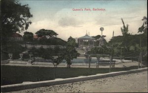 c1910 Postcard Babados Queen's Park Bird's Eye view