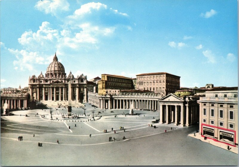 postcard Rome, Italy -  St. Peter's Basilica