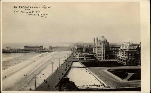 Atlantic City NJ From Traymore's Top McKeague Co Real Photo Postcard c1910