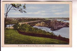 Bridges over Falls, Saint John, New Brunswick Government Tourist Bureau,