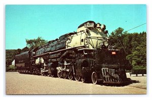 Union Pacific 4012 The Big Boy Steamtown Vermont Postcard Railroad Train