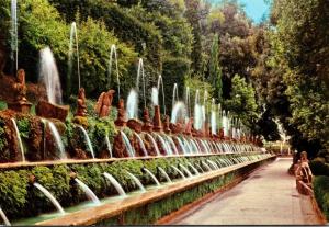 Italy Tivoli Villa D'Este The Hundred Fountains